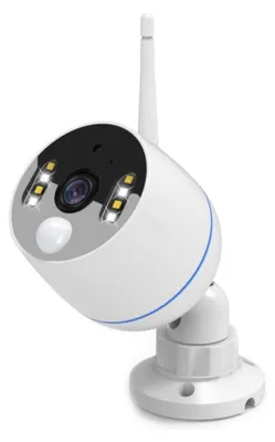 Image de Caméra de surveillance extérieure Zarivy, 1080p, 2 mégapixels, avec vision nocturne couleur, idéale pour la surveillance et la sécurité