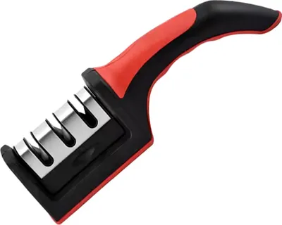 Image de Aiguiseur de couteau Noir / Rouge - Précision et Efficacité KP35156