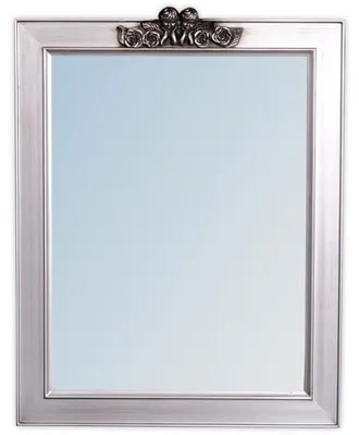 Produktbild von Spiegel ANGELO mit Engel-Ornament silber-antik 78x60cm