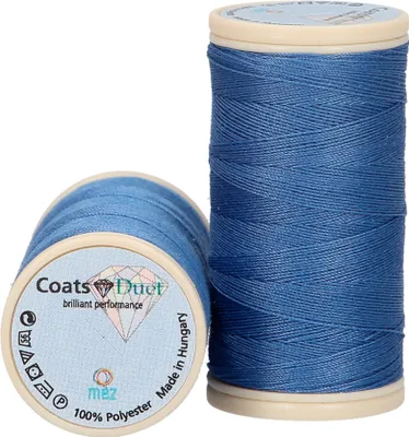Produktbild von MEZ Duet Stärke 100 4645100-06131 blau Nähgarn, 100 % Polyester, 100m