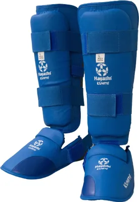 Produktbild von Karate Schienbeinspannschutz Blau L