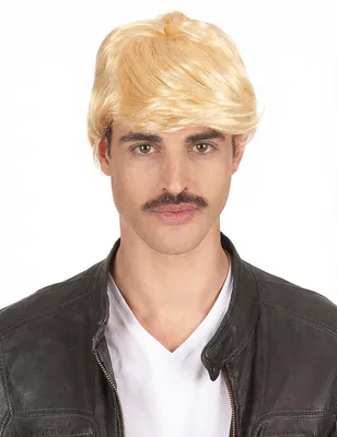 Produktbild von Kurze blonde Perücke für Männer