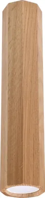 Produktbild von Deckenleuchte ZEKE 30 Eiche 1xGU10 10W Holz 30x6x6cm Sollux Lighting