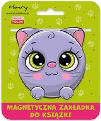 Zdjęcie produktu dla Magnetyczna zakładka do książki Kulka Kotek