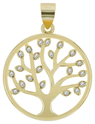 Produktbild von Akzent Damen Anhänger Nerys "Nerys" aus 925 Sterlingsilber, rhodiniert, langlebig