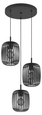 Produktbild von EGLO ROMAZZINA, Schwarz, Stahl, Universal, I, E27, 220-240 V