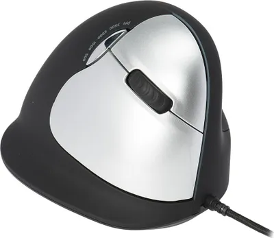 Obrázok produktu pre Ergonomická myš R-Go Tools R-Go HE Break so softvérom na pozastavenie, veľká (dĺžka ruky ≥ 185 mm), pre pravákov, drôtová, čierna