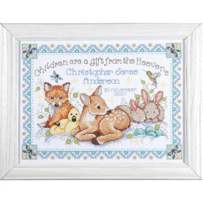 Obrázok produktu pre Balenie výšiviek krížikom "Tobin Baby", počítaný vzor, 30x33cm