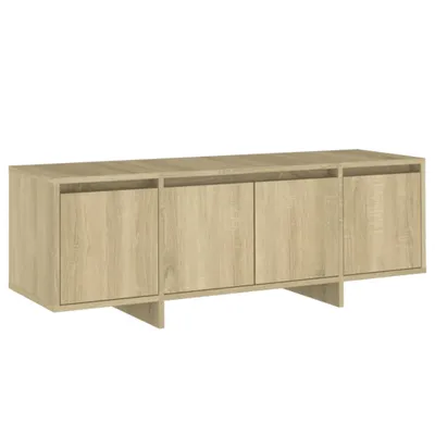 Image de vidaXL Armoire TV Chêne Sonoma 120x30x40,5 cm Matériau dérivé du bois