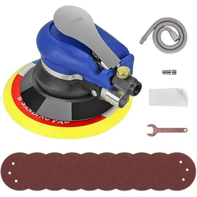 Produktbild von Druckluft Exzenterschleifer 150 mm Pneumatische Poliermaschine mit Schleifpapier