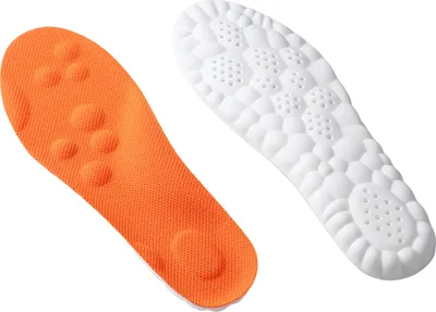 Produktbild von Hochelastische, weiche Sport-Einlegesohlen mit Fußgewölbeunterstützung, orthopädische, atmungsaktive Deodorant-Stoßdämpfungspolster für Männer und Frauen