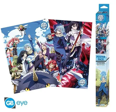Immagine prodotto di Set di poster Slime: poster Chibi - Stagione 2 (52 x 38 cm)