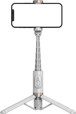Produktbild von Q12 Mobiltelefon Bluetooth Selfie Stick Stativ Tragbare Multifunktional Live Broadcast Bracket Weiß
