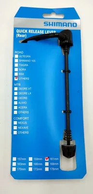 Produktbild von Shimano Schnellspanner Komplett 161Mm Fh-Ty500 (6-11/32") - 161Mm, 6-11, 32".