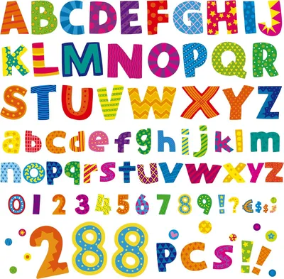 Imagen del producto de Letras adhesivas grandes, de 12,2 cm, 288 unidades, autoadhesivas para decoración