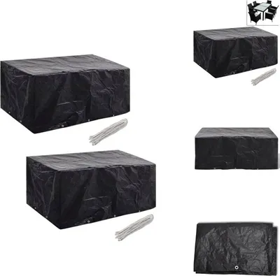 Image de vidaXL Housses pour meubles de jardin 2 pcs. 10 oeillets 240x140 cm - Housses de protection pour meubles de jardin