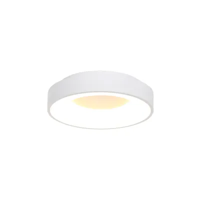 Image de Steinhauer - plafonnier - Ringlede - blanc - plastique métal - Ø 30cm - LED - 3086W