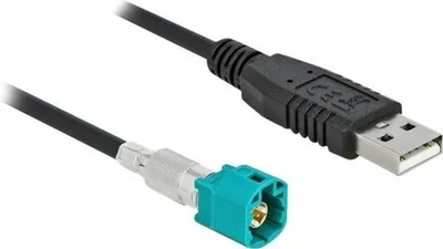 Immagine prodotto di DELOCK Kabel HSD Z Stecker zu USB 2.0 Typ-A Stecker 2 m