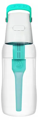 Dafi Solid Wasserfilterflasche 0,5 L, Türkis, mit Kohlefilter 2BV7-ZXGG