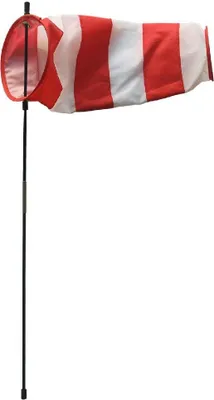 Produktbild von Rhombus Windsock, Rot, Nylon