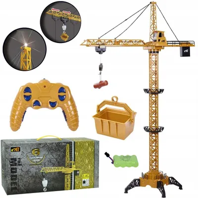 Obrázek produktu pro Matadi XXL, stavební jeřáb, výška 128 cm, dálkové ovládání, otočný