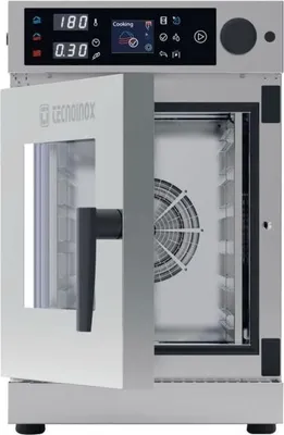 Zdjęcie produktu dla Piec konwekcyjno-parowy KBS 6 x GN 1/1 ze stelażem wzdłużnym i systemem czyszczącym 505x870x800 mm