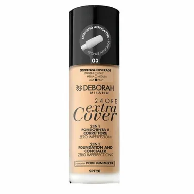 Zdjęcie produktu dla Deborah Milano 24 Ore Extra Coverage 2 In 1 Spf20 03 30ml