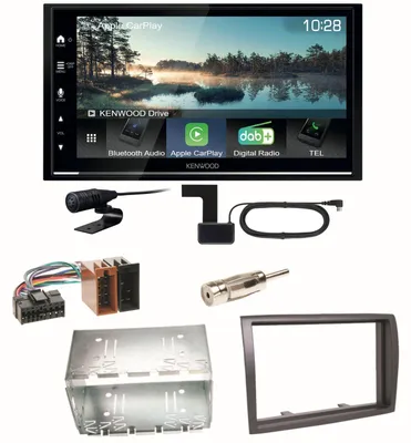 Produktbild von Kenwood DMX7722DABS Android Auto CarPlay Einbauset für Fiat Ducato Boxer Jumper