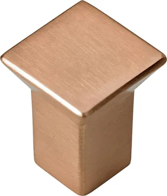 Produktbild von Hettich Möbelknopf Zinkdruckguss Kupfer-Optik 18,0 x 18,0 mm - 1 Stück