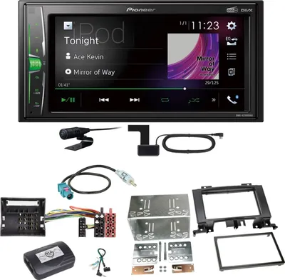 Produktbild von Pioneer DMH-A3300DAB Bluetooth MP3 Einbauset für Mercedes Sprinter W906 Crafter