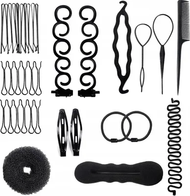 Produktbild von Haarstyling - Dutt und Hochsteckfrisur Set - Kreative Vielfalt - Professionelle Ergebnisse - Einfaches Styling - Jeder Anlass - Flexibles Design
