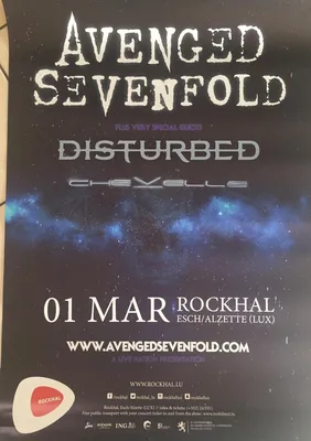 Productafbeelding van Avenged Sevenfold - Disturbed - Affiche / Poster - 60x84 cm
