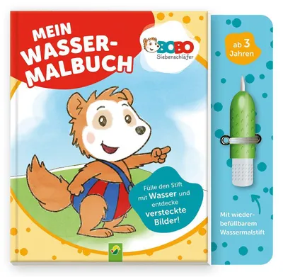 Produktbild von Bobo Siebenschläfer Mein Wassermalbuch