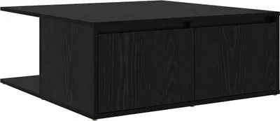 Produktbild von vidaXL Couchtisch Schwarz Eichen-Optik 80 x 80 x 31 cm Holzwerkstoff