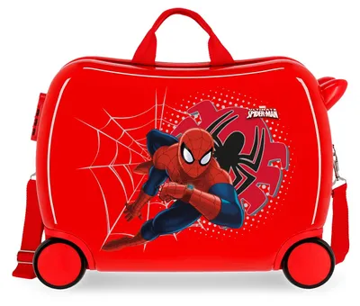 Produktbild von Spiderman Kinder Rote Fahrkoffer