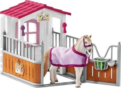 Zdjęcie produktu dla Boks dla konia Schleich z klaczą Lusitano; 42368