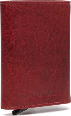 Image de The Chesterfield Brand porte-monnaie Paris Cardholder Red rouge