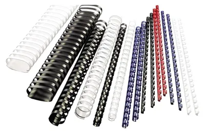 Immagine prodotto di GBC Plastikbinderücken 4028217 DIN A4 12mm rot 100 St./Pack.