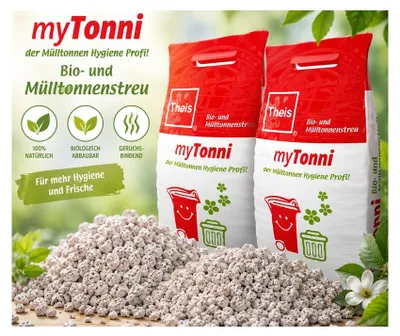 Produktbild von Theis myTonni - & Mülltonnenstreu 2x 10 Liter | Mülltonnenpulver