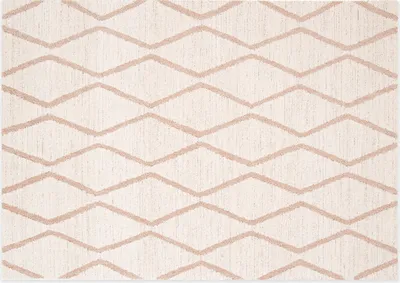 Produktbild von Kurzflorteppich MANOAH Creme-Rosé, 160 x 230 cm