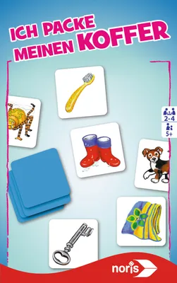 Produktbild von Noris Spiele Ich packe meinen Koffer - Mitbringspiel; 606094227