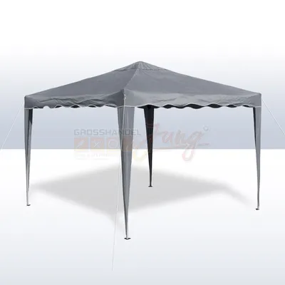 Produktbild von Faltbarer Gartenpavillon 3 x 3 m, grau