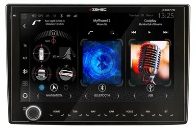 Productafbeelding van ZENEC Z-E3776 infotainmentsysteem voor Fiat Ducato, compatibel met Android Auto en Apple CarPlay, geschikt voor Jumper en Boxer