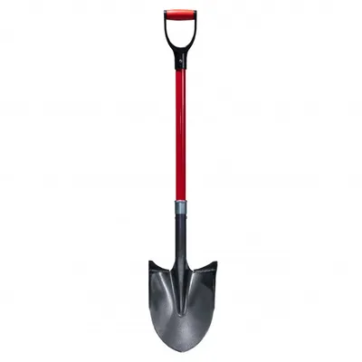 Produktbild von Root Slayer Gartenschaufel mit Stiel, Root Assassin Schaufel, , 110cm Schaufel, extrem robust & belastbar, rot