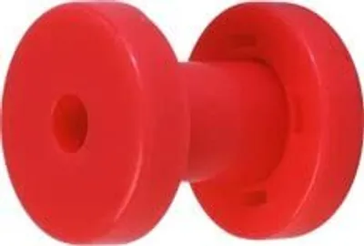 Produktbild von Ohr Flesh Tunnel Piercing Acryl Screw on Rot UV Neon.VFTRE.4mm