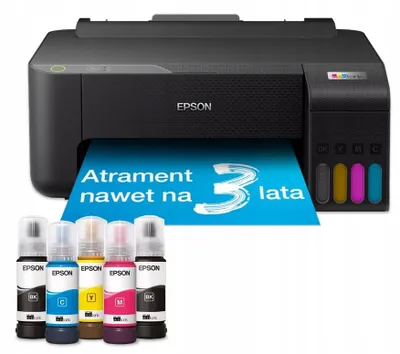 Produktbild von Epson EcoTank L1230 Farbdrucker mit bis zu 90% Ersparnis-3 Jahre Drucken