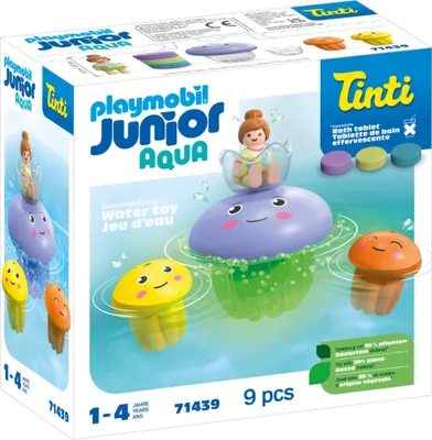 Produktbild von 71439 Junior Aqua & Tinti: Bunte Quallenfamilie, Konstruktionsspielzeug