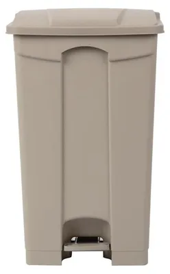 Productafbeelding van Jantex afvalbak met pedaal, beige, 87 liter