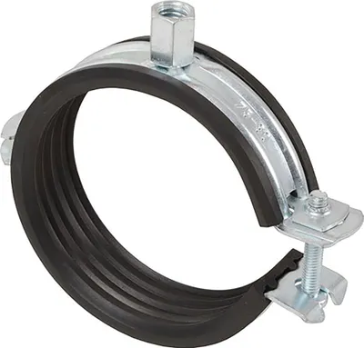 Zdjęcie produktu dla 20 sztuk - Przegubowy zacisk rurowy Speedy M8/10 108-114 mm ocynkowany z wkładką: 108-114 mm M8/M10 Rozmiar: 108-114 mm M8/M10