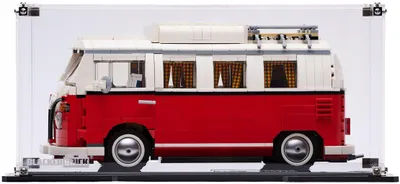 Zdjęcie produktu dla Czarna witryna do zestawu LEGO® Creator Expert 10220 – Volkswagen T1 Bus